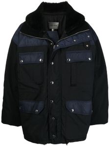 MARANT parka bicolore à design matelassé - Noir