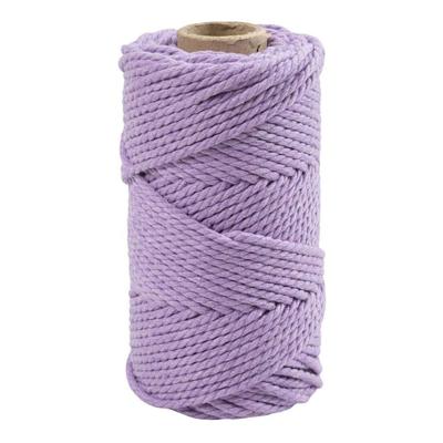Creativ Company Macrame koord paars, 55m