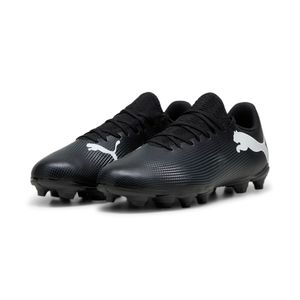 PUMA Future 7 Play Gras / Kunstgras Voetbalschoenen (MG) Zwart Wit Donkergrijs