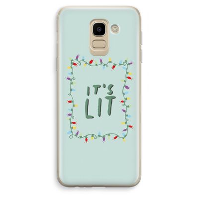 It's Lit: Samsung Galaxy J6 (2018) Transparant Hoesje