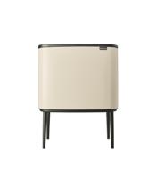 Brabantia bo touch bin 11+23 liter soft beige