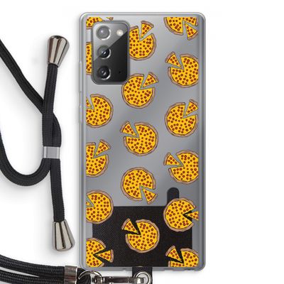 You Had Me At Pizza: Samsung Galaxy Note 20 / Note 20 5G Transparant Hoesje met koord