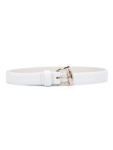 Alberta Ferretti ceinture fine en cuir - Blanc