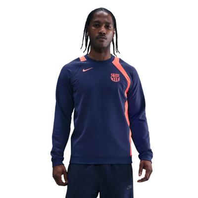 Nike FC Barcelona Total 90 Trainingstrui 2025-2026 Donkerblauw Oranje