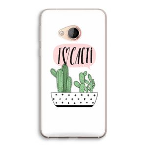 I love cacti: HTC U Play Transparant Hoesje
