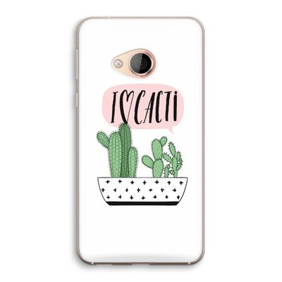 I love cacti: HTC U Play Transparant Hoesje