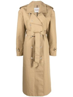 Nanushka trench à coupe oversize - Vert