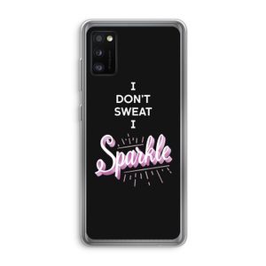 Sparkle quote: Samsung Galaxy A41 Transparant Hoesje