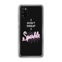 Sparkle quote: Samsung Galaxy A41 Transparant Hoesje