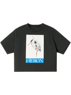 Heron Preston t-shirt à logo imprimé - Noir