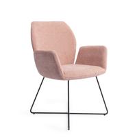 Jesper Home Eetkamerstoel 'Misaki' Cross Black, kleur Anemone