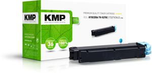 KMP Toner vervangt Kyocera 1T02TVCNL0, TK-5270C Compatibel Cyaan 6000 bladzijden K-T86 2923,0003