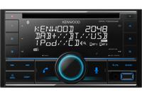 Kenwood DPX-7300DAB Autoradio dubbel DIN Aansluiting voor stuurbediening, DAB+ tuner - thumbnail