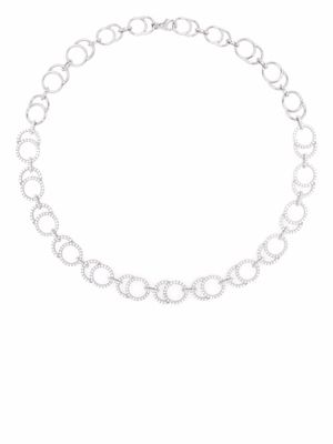 Courbet collier Celeste en or blanc recyclé 18ct pavé de diamants de synthèse - Argent