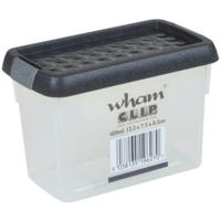Wham - Wham Clip Opbergbox met Deksel 400 ml - Kunststof - Grijs - thumbnail