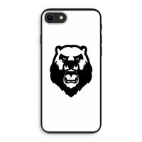 Angry Bear (white): iPhone SE 2020 Biologisch afbreekbaar hoesje
