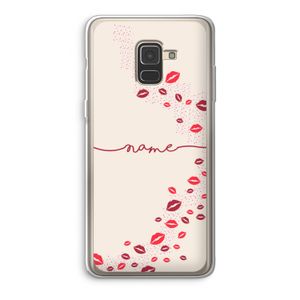 Kusjes: Samsung Galaxy A8 (2018) Transparant Hoesje