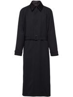 Prada trench en laine - Noir