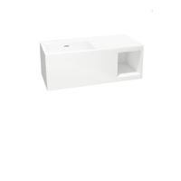 Best Design Best-Design "Serena" Wastafel "Just-Solid" 95x45x35 cm Mat Wit