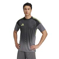adidas Tiro 25 Competition Keepersshirt Korte Mouwen Grijs Zwart Lichtgroen