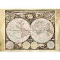SCHMIDT SPIELE Historische wereldkaart puzzel voor volwassenen - 2000 stukjes