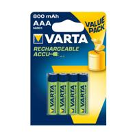 Oplaadbare Batterijen Varta 800 mAh 1,2V (4 Stuks)