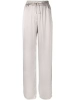 Herno shiny high-waist palazzo pants - Tons neutres