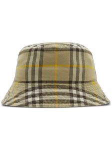 Burberry bob à motif Vintage Check - Vert