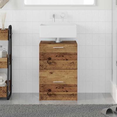 Waskast Oud Hout 40x37x59 cm Geengineerd Hout