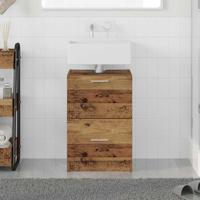 Waskast Oud Hout 40x37x59 cm Geengineerd Hout