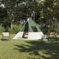 Tent met dak Anders Groen en Zwart 383 x 338 x 217 cm Polyester