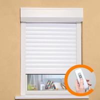 FRANKRIJK COMBI Aluminium rolluik - H 1,4 x B 1 m - Elektrische radiobesturing - Wit