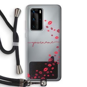 Kusjes: Huawei P40 Pro Transparant Hoesje met koord