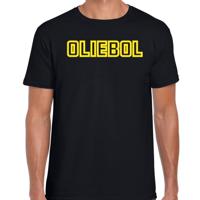 Fout kersttrui t-shirt voor heren - oliebol - geel - oliebollen - kerst/nieuwjaar