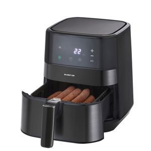 Inventum GF350HLDB - Airfryer - Hetelucht friteuse - 3,5 liter - 8 automatische programma's - 80 tot 200°C - 1500 watt -