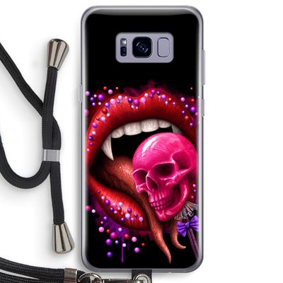 Dodelijk zoet: Samsung Galaxy S8 Plus Transparant Hoesje met koord