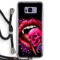 Dodelijk zoet: Samsung Galaxy S8 Plus Transparant Hoesje met koord