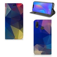Huawei P Smart Plus Stand Case Polygon Dark Huawei P Smart Plus Stand Case Polygon Dark