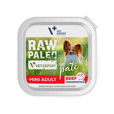RAW PALEO Pate Mini Adult Rund - natvoer voor honden - 150 g