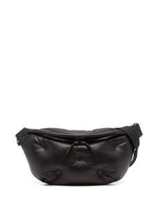 Maison Margiela sac banane Glam Slam matelassé - Noir