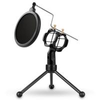 Yanmai PS-3 mini draagbare microfoon anti-netwerk schokbestendige Desktop standaard (zwart) Yanmai PS-3 mini draagbare microfoon anti-netwerk schokbestendige Desktop standaard (zwart)