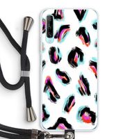 Cheetah color: Huawei P Smart Pro Transparant Hoesje met koord