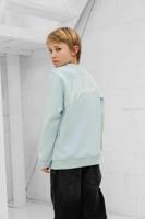 Malelions Striped Signature Sweater Kids Lichtblauw - Maat 128 - Kleur: Lichtblauw | Soccerfanshop