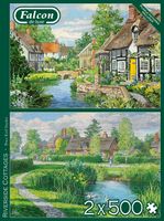 Falcon de luxe Riverside Cottages 2x500 stukjes - thumbnail