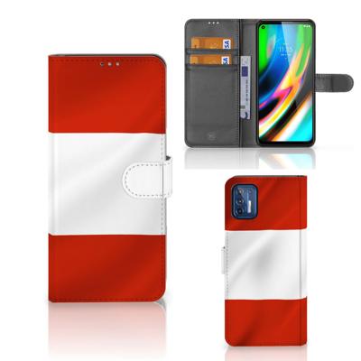 Motorola Moto G9 Plus | Bookstyle Case | Oostenrijk | Portemonnee hoesje