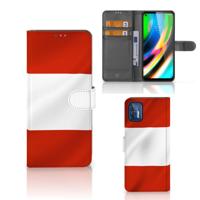 Motorola Moto G9 Plus | Bookstyle Case | Oostenrijk | Portemonnee hoesje