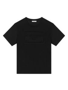 Dolce & Gabbana Kids t-shirt à logo embossé - Noir