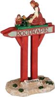 Roodkapje wegwijzer l4,8xb3xh8cm - Luville Roodkapje wegwijzer l4,8xb3xh8cm - Luville