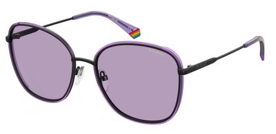 Polaroid zonnebril wayferer 7033/S unisex zwart/paars