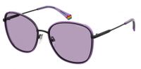 Polaroid zonnebril wayferer 7033/S unisex zwart/paars - thumbnail